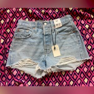NWT Levi’s 501 Original Fit High Rise Women’s Shorts